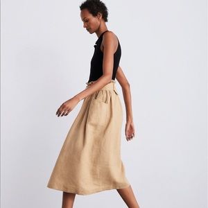 Zara Skirts - Zara belted linen skirt Zara Skirts - Zara belted linen skirt